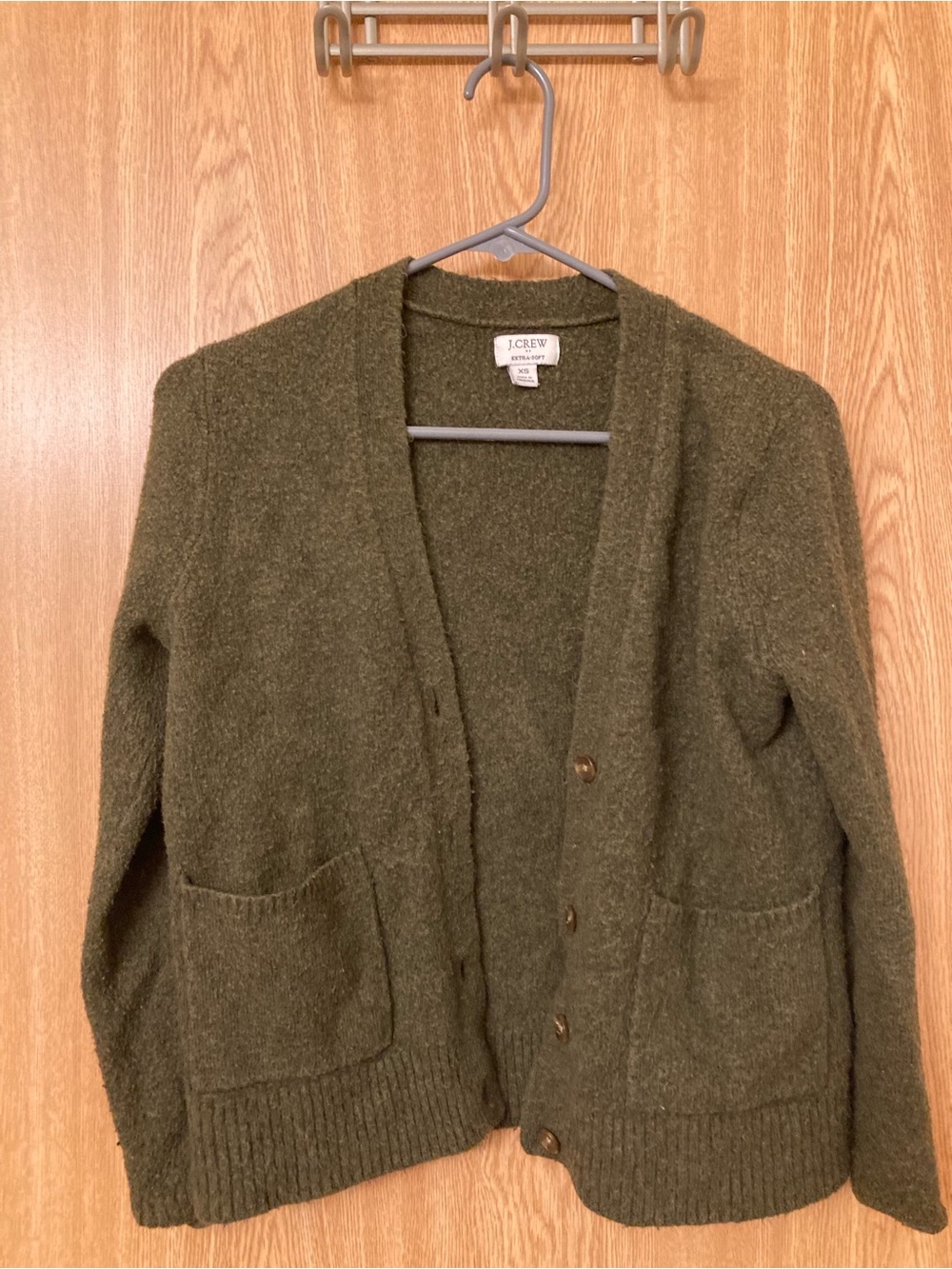 Olive Green J Crew Cardigan